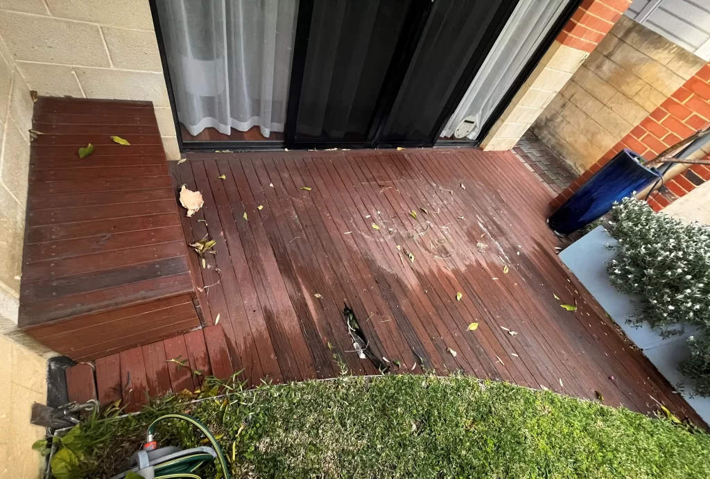 Deck Before A Leederville Deck Installation 9